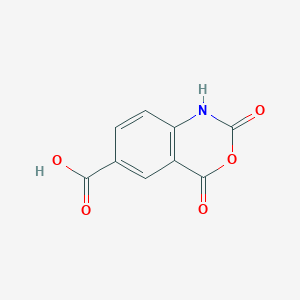 molecular formula C9H5NO5 B1600778 2,4-Dioxo-2,4-dihydro-1H-benzo[D][1,3]oxazine-6-carboxylic acid CAS No. 77423-13-3