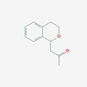 molecular formula C12H14O2 B1600783 1-(isochroman-1-yl)propan-2-one CAS No. 82584-14-3