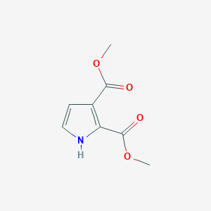molecular formula C8H9NO4 B1600788 Dimethyl 1H-pyrrole-2,3-dicarboxylate CAS No. 2818-08-8