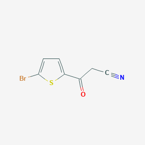 molecular formula C7H4BrNOS B1600799 3-(5-溴噻吩-2-基)-3-氧代丙腈 CAS No. 71683-02-8