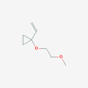 molecular formula C8H14O2 B1600800 1-(2-Methoxyethoxy)-1-vinylcyclopropane CAS No. 278603-80-8