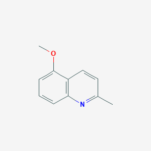 molecular formula C11H11NO B1600801 5-Methoxy-2-methylquinoline CAS No. 79205-04-2