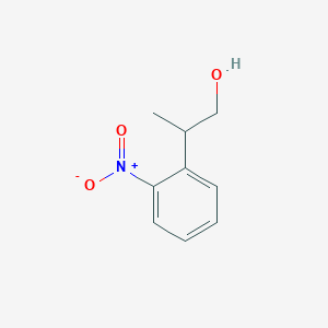 molecular formula C9H11NO3 B1600807 2-(2-Nitrophenyl)propan-1-ol CAS No. 64987-77-5