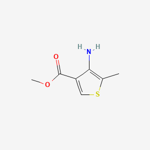 molecular formula C7H9NO2S B1600808 4-氨基-5-甲硫代吩-3-甲酸甲酯 CAS No. 81528-48-5