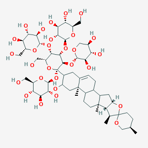 molecular formula C56H90O28 B160081 Nocturnoside A CAS No. 137318-80-0