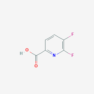 molecular formula C6H3F2NO2 B1600814 5,6-difluoropyridine-2-carboxylic Acid CAS No. 851386-38-4
