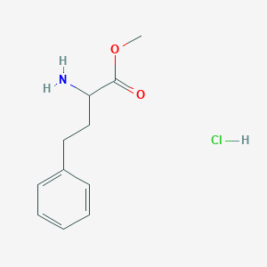molecular formula C11H16ClNO2 B1600820 DL-Homophenylalanine methyl ester hydrochloride CAS No. 85808-33-9