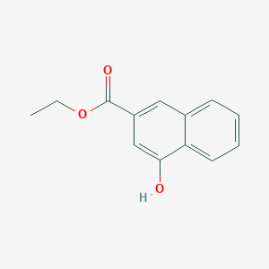 molecular formula C13H12O3 B1600822 Ethyl 4-hydroxy-2-naphthoate CAS No. 91307-39-0