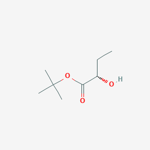 molecular formula C8H16O3 B1600832 (-)-tert-Butyl (S)-2-hydroxybutyrate CAS No. 37787-90-9