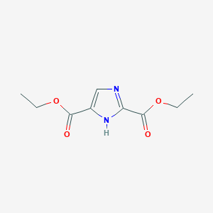 molecular formula C9H12N2O4 B1600833 Diethyl imidazole-2,4-dicarboxylate CAS No. 86724-13-2