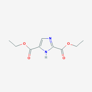 molecular formula C9H12N2O4 B1600833 1H-Imidazole-2,4-dicarboxylic acid, diethyl ester CAS No. 86724-13-2