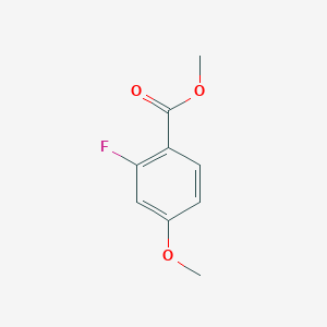 molecular formula C9H9FO3 B160084 Methyl 2-fluoro-4-methoxybenzoate CAS No. 128272-26-4