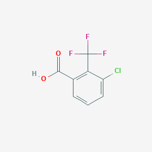 molecular formula C8H4ClF3O2 B1600843 3-chloro-2-(trifluoromethyl)benzoic Acid CAS No. 857061-43-9