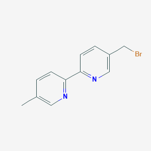 molecular formula C12H11BrN2 B1600852 2,2'-Bipyridine, 5-(bromomethyl)-5'-methyl- CAS No. 117585-58-7