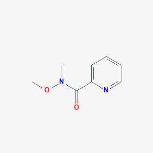 molecular formula C8H10N2O2 B1600855 N-甲氧基-N-甲基吡啶甲酰胺 CAS No. 148493-07-6