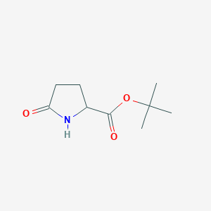 molecular formula C9H15NO3 B1600859 Tert-butyl 5-oxopyrrolidine-2-carboxylate CAS No. 85136-12-5