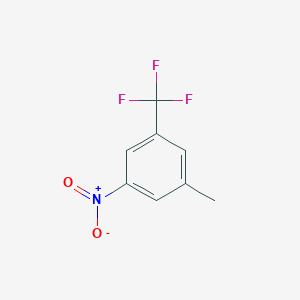 molecular formula C8H6F3NO2 B1600870 1-Methyl-3-nitro-5-(trifluoromethyl)benzene CAS No. 96783-80-1