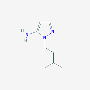 molecular formula C8H15N3 B1600872 1-(3-methylbutyl)-1H-pyrazol-5-amine CAS No. 3524-21-8