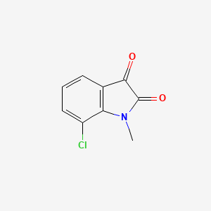 molecular formula C9H6ClNO2 B1600881 7-氯-1-甲基-1H-吲哚-2,3-二酮 CAS No. 63220-48-4
