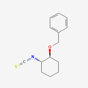 molecular formula C14H17NOS B1600883 (1S,2S)-(+)-2-Benzyloxycyclohexyl isothiocyanate CAS No. 737000-89-4