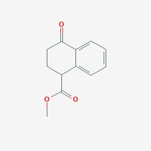 molecular formula C12H12O3 B1600888 Methyl 4-oxo-1,2,3,4-tetrahydronaphthalene-1-carboxylate CAS No. 156390-35-1