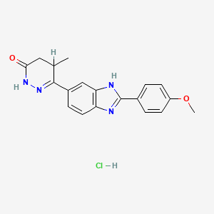 molecular formula C19H19ClN4O2 B1600891 Pimobendan hydrochloride CAS No. 77469-98-8