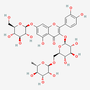 molecular formula C33H40O21 B1600892 Quercetin 3-rutinoside-7-glucoside CAS No. 30311-61-6