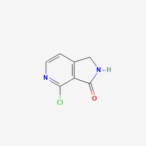 molecular formula C7H5ClN2O B1600911 4-Chloro-1H-pyrrolo[3,4-c]pyridin-3(2H)-one CAS No. 853577-50-1