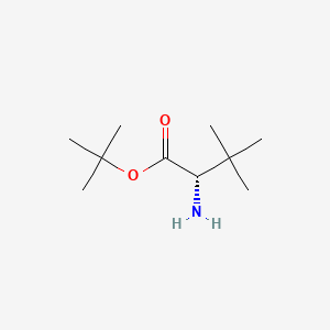 molecular formula C10H21NO2 B1600916 tert-butyl (2S)-2-amino-3,3-dimethylbutanoate CAS No. 61169-85-5