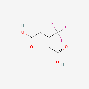 molecular formula C6H7F3O4 B1600917 3-(trifluoromethyl)pentanedioic Acid CAS No. 4162-55-4