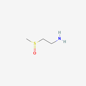 molecular formula C3H10ClNOS B1600919 [2-(Methylsulfinyl)ethyl]amine hydrobromide CAS No. 49773-19-5