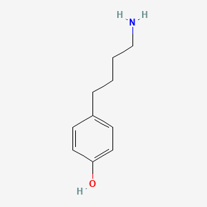 molecular formula C10H15NO B1600921 4-(4-氨基丁基)苯酚 CAS No. 22205-09-0