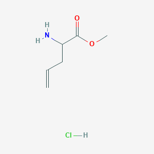 molecular formula C6H12ClNO2 B1600927 2-氨基戊-4-烯酸甲酯盐酸盐 CAS No. 115289-55-9