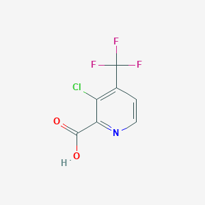 molecular formula C7H3ClF3NO2 B1600933 3-Chloro-4-(trifluoromethyl)-2-pyridinecarboxylic acid CAS No. 796090-27-2