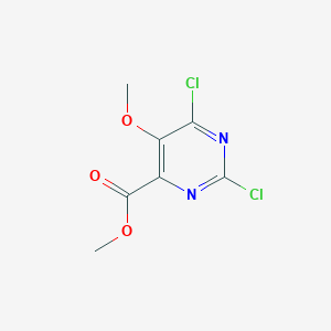 molecular formula C7H6Cl2N2O3 B1600935 Methyl 2,6-dichloro-5-methoxypyrimidine-4-carboxylate CAS No. 878650-31-8