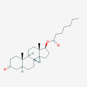 molecular formula C26H42O3 B160094 Dihydrotestosterone heptanoate CAS No. 33776-88-4