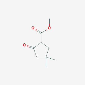 molecular formula C9H14O3 B1600950 Methyl 4,4-dimethyl-2-oxocyclopentanecarboxylate CAS No. 60585-44-6