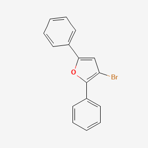 molecular formula C16H11BrO B1600953 3-Bromo-2,5-diphenylfuran CAS No. 1487-09-8