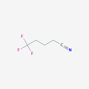 molecular formula C5H6F3N B1600957 5,5,5-三氟戊腈 CAS No. 89866-61-5