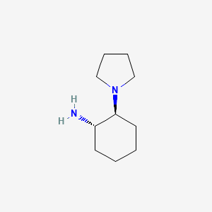 Cyclohexanamine, 2-(1-pyrrolidinyl)-, (1S,2S)-