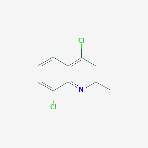 molecular formula C10H7Cl2N B1600980 4,8-Dichloro-2-methylquinoline CAS No. 75896-69-4