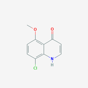 molecular formula C10H8ClNO2 B1600984 8-Chloro-5-methoxyquinolin-4-ol CAS No. 63010-43-5