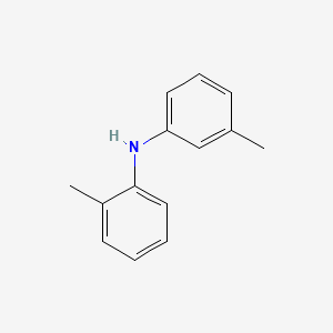 molecular formula C14H15N B1600989 2-Methyl-N-(m-tolyl)aniline CAS No. 34801-11-1