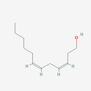 molecular formula C12H22O B1600990 (Z,Z)-3,6-Dodecadien-1-ol CAS No. 29125-78-8