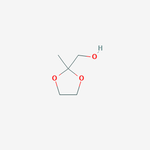 molecular formula C5H10O3 B1600991 (2-Methyl-1,3-dioxolan-2-yl)methanol CAS No. 10004-17-8