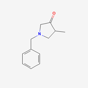 molecular formula C12H15NO B1600993 1-Benzyl-4-methylpyrrolidin-3-one CAS No. 69079-25-0