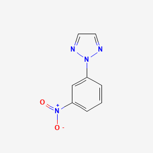 molecular formula C8H6N4O2 B1600997 2-(3-Nitrophenyl)-2H-1,2,3-triazole CAS No. 342623-98-7