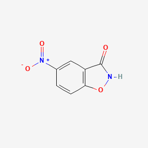 molecular formula C7H4N2O4 B1601002 5-Nitrobenzo[d]isoxazol-3-ol CAS No. 36238-80-9