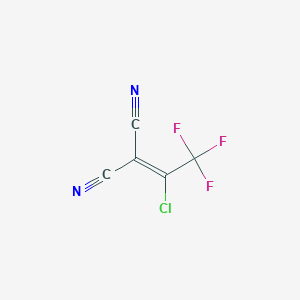 molecular formula C5ClF3N2 B1601003 2-(1-Chloro-2,2,2-trifluoroethylidene)malononitrile CAS No. 76474-30-1