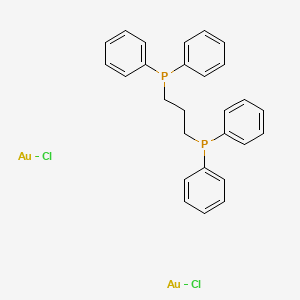 molecular formula C27H26Au2Cl2P2 B1601006 Bis(chlorogold(I)) 1,3-bis(diphenylphosphino)propane CAS No. 72428-60-5